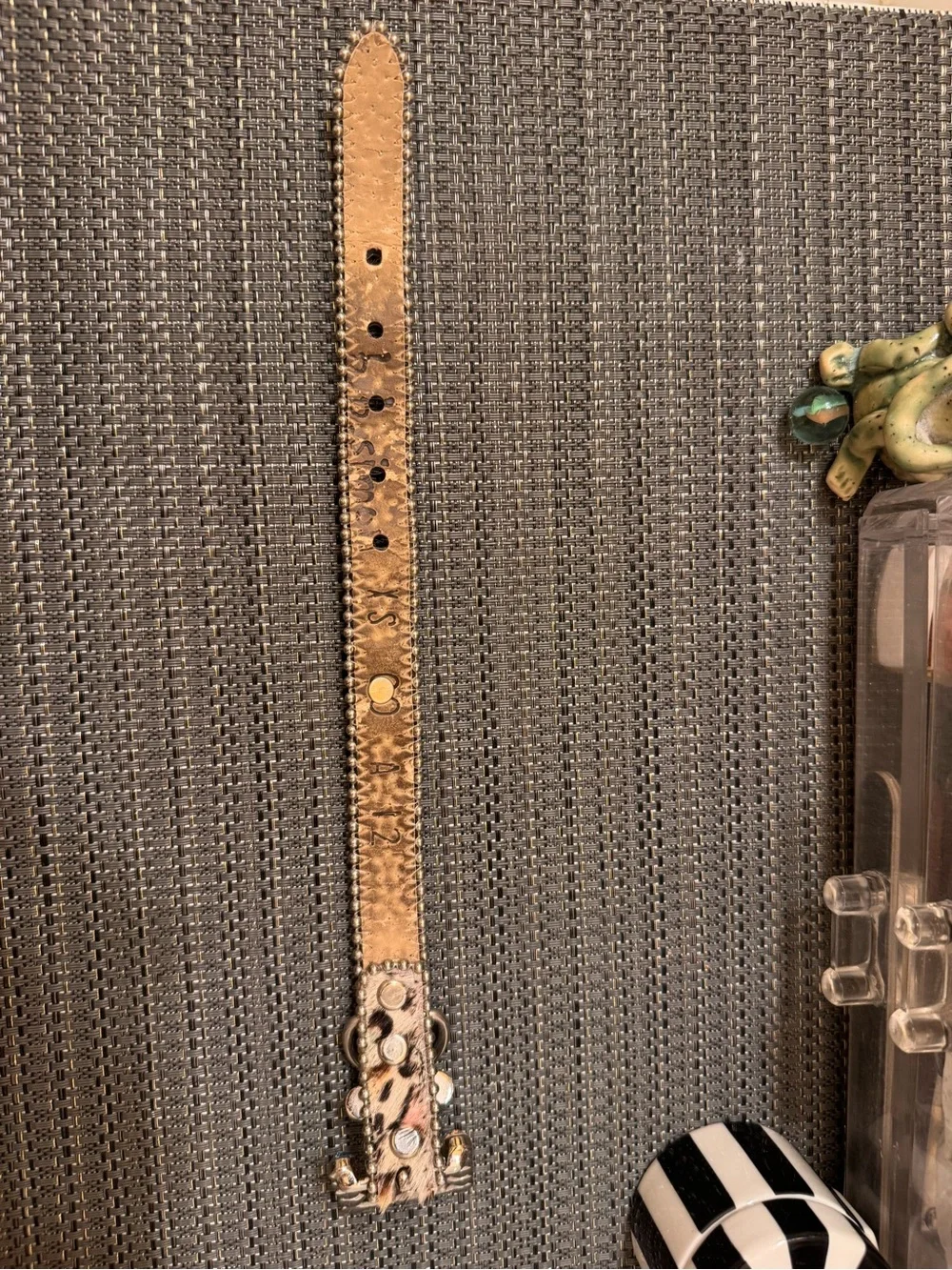 Authentic B.B. Simon Swavorski Crystal Pet Collar XS - Animal Print